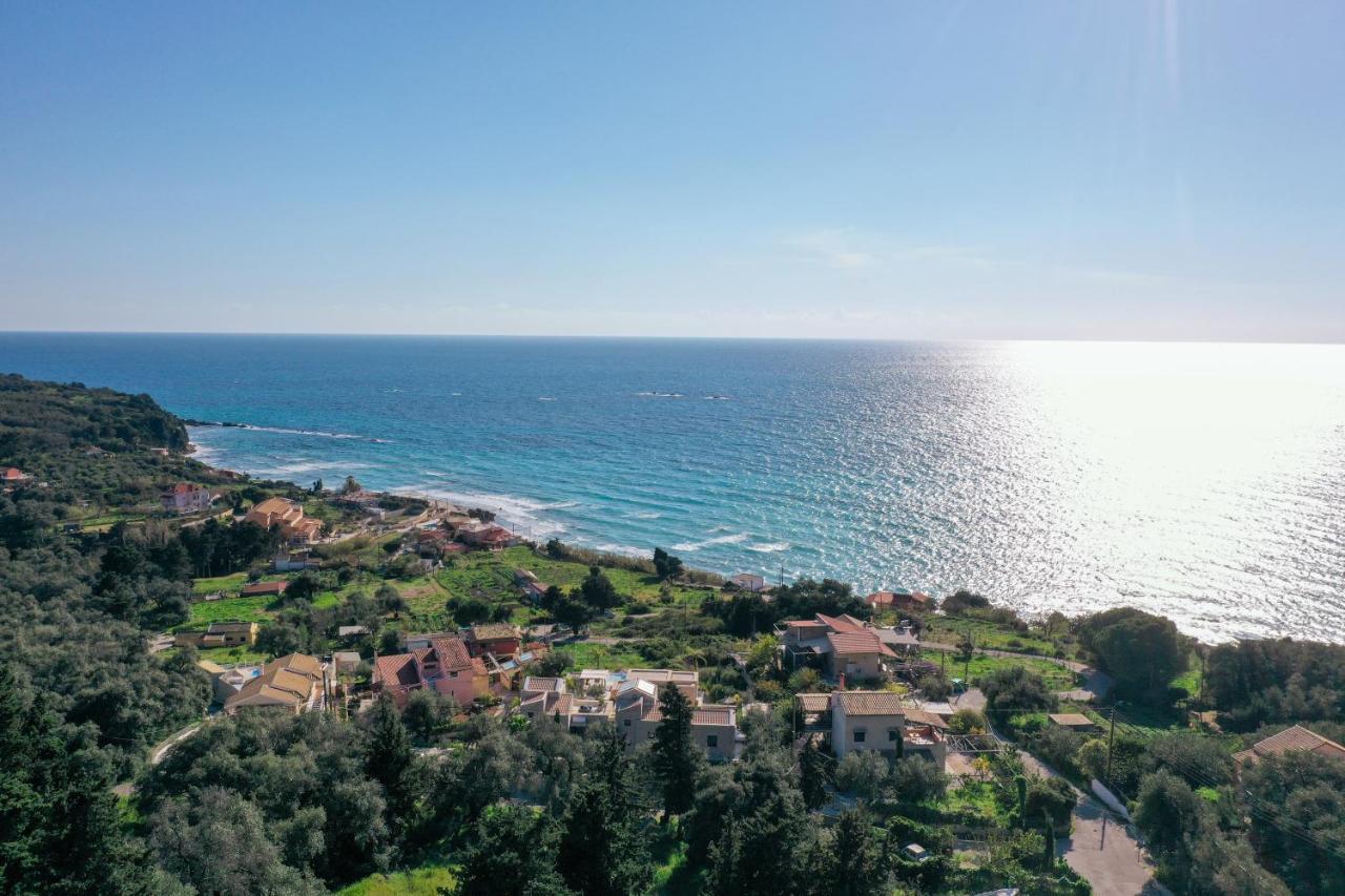 파라모나스 Amaryllis Seaview House By Guestcorfu 아파트 외부 사진